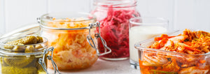 Fermented Vegetables in jars