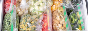 bags of frozen vegetables