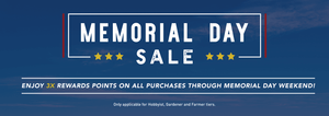 memorial day sale - triple rewards points on all purchases