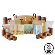 Container Garden Seed Assortment Kit - Easy to Grow 8 Pack with Fabric Pots