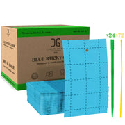 3"x5" Double-Sided Blue Sticky Card Insect Trap
