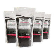 Four 10 oz inoculant bags in a white background.