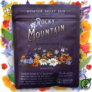 Rocky Mountain Wildflower Seed Mix Gift Bag Collage