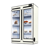 Mushrooms 3-Tier Walden White Grow Tent Kit with mushrooms inside