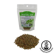 Lentils - Green Sprouting Seed - Organic 4 oz