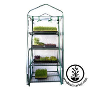 4 Tier Growing Rack - Greenhouse for Indoor or Outdoor