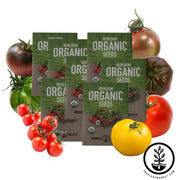 Organic Heirloom Slicer Tomato Collection - 7 Pack